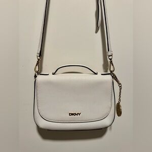 DKNY Elegant White Crossbody Bag
